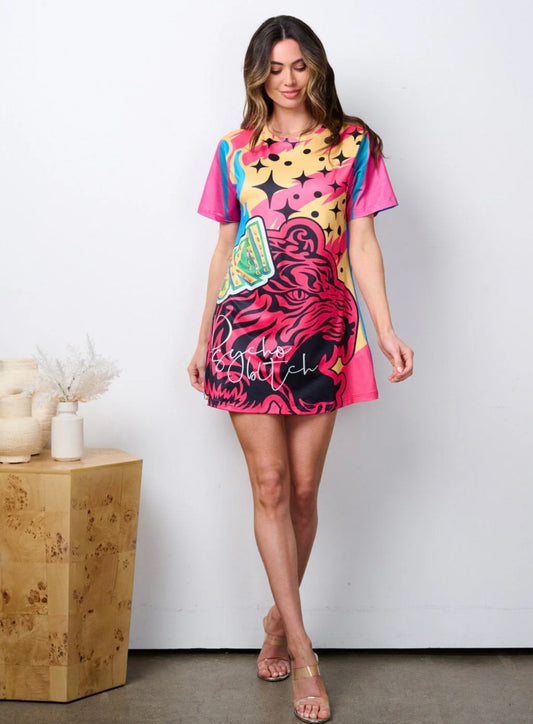 Electric Pop Vibes Dress