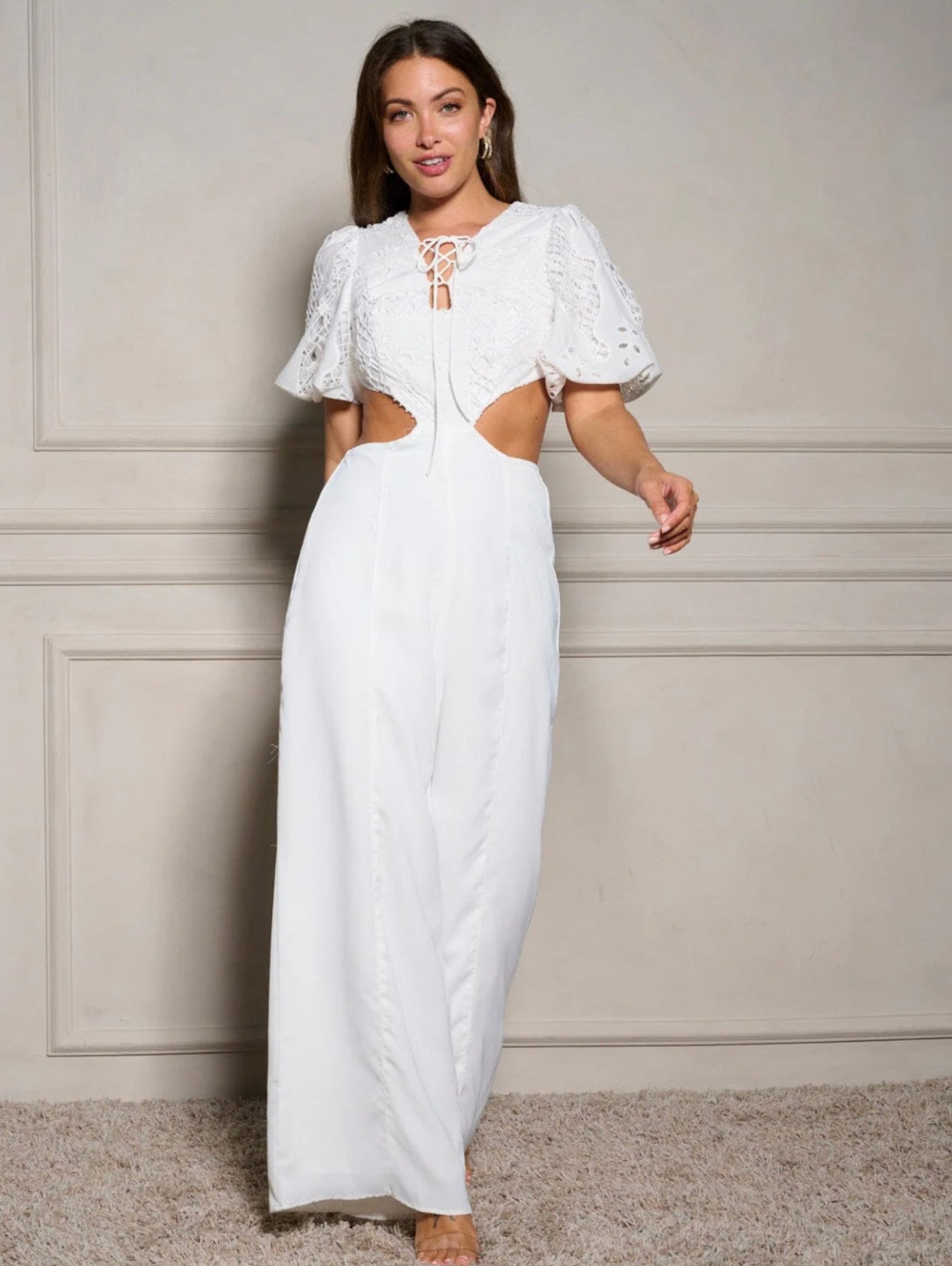 Boho Escape White Jumpsuit
