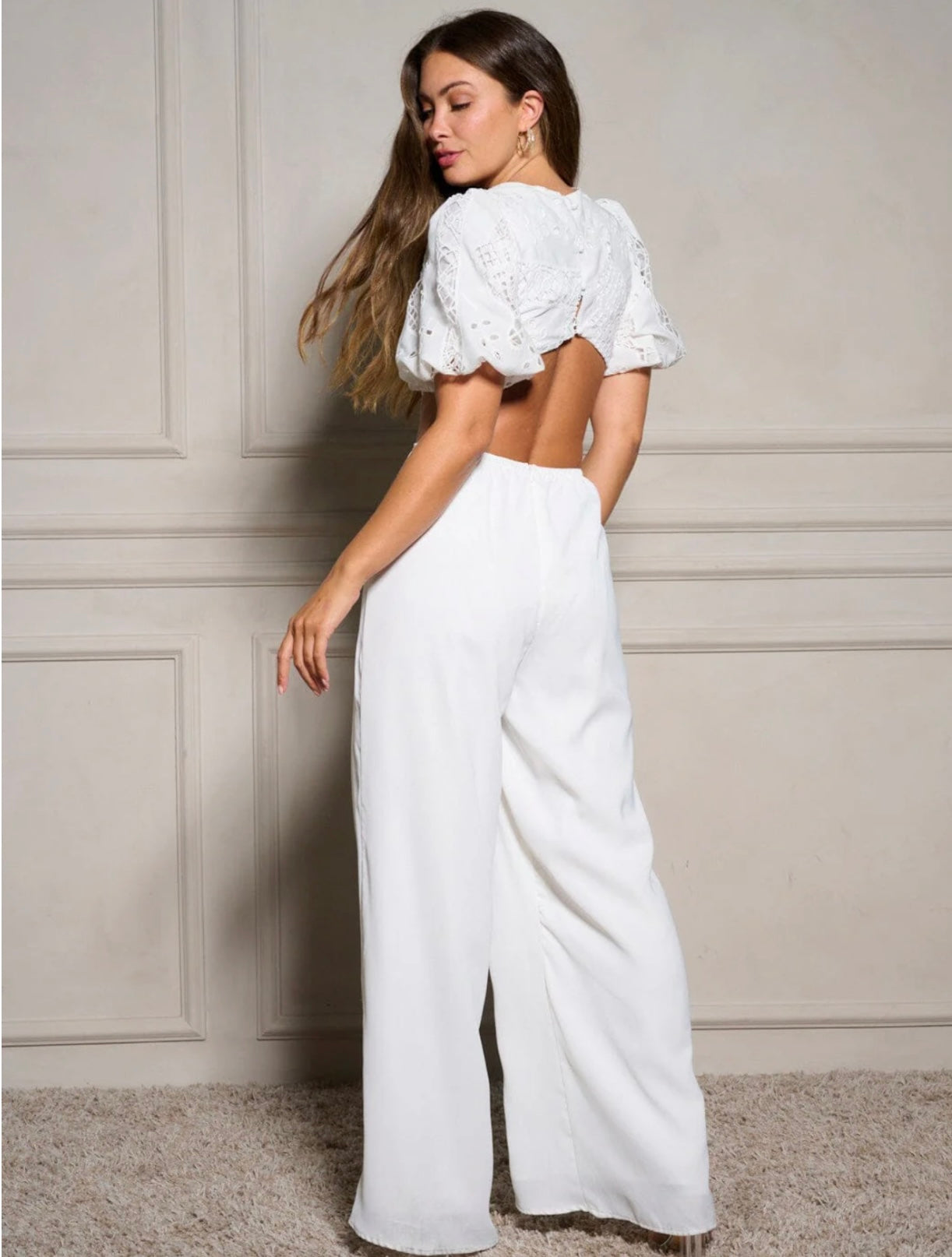 Boho Escape White Jumpsuit