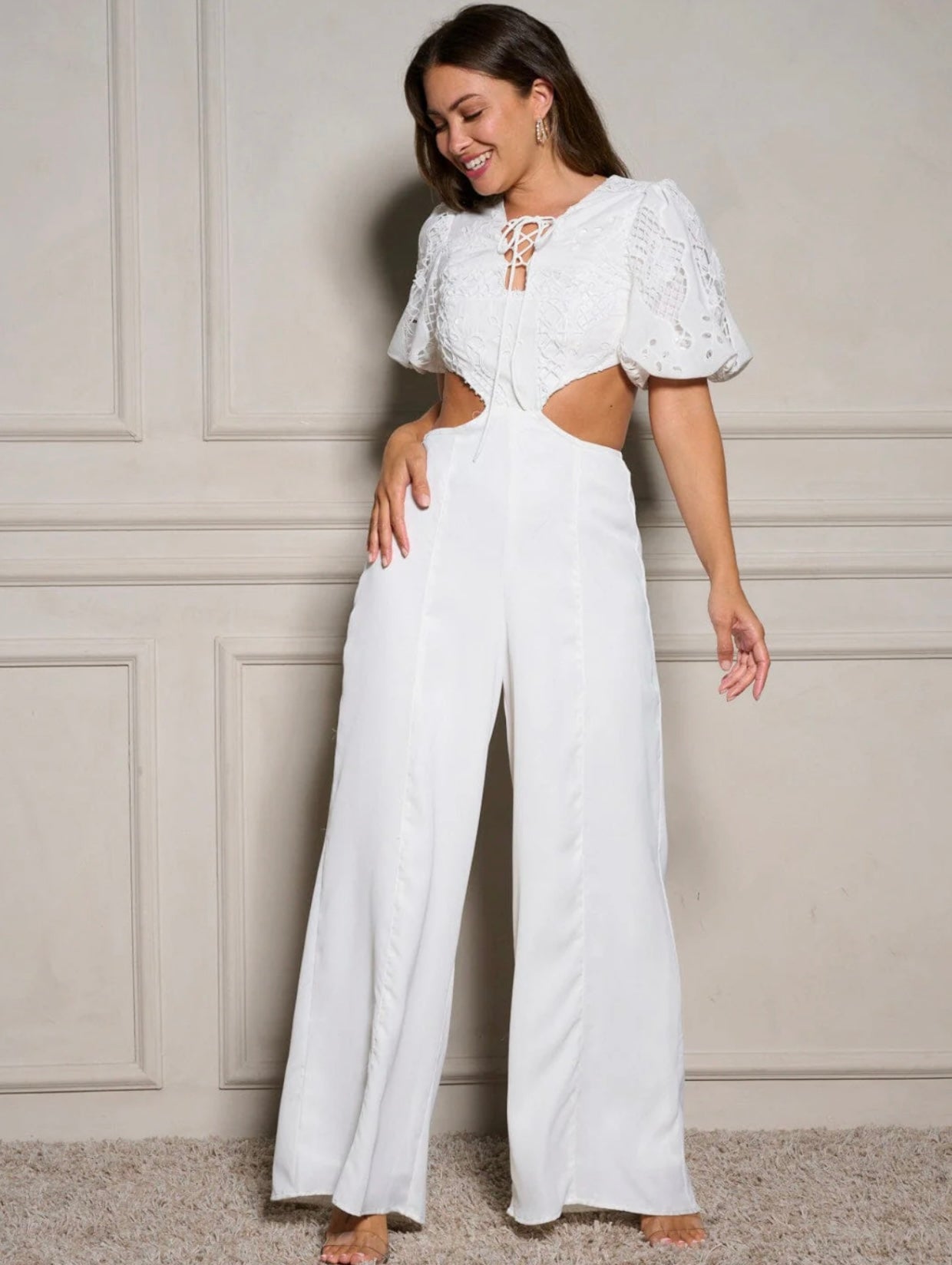 Boho Escape White Jumpsuit